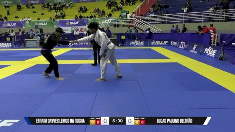 Lucas Paulino Beltrão vs Efraim Dayves Lemos Da Rocha 2025 Brasileiro Jiu-Jitsu IBJJF