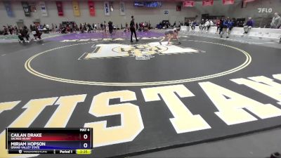 124 B Quarterfinal - Miriam Hopson, Grand Valley State vs Cailan Drake, Sacred Heart