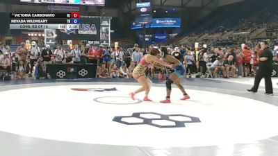 125 lbs Cons. Rd Of 16 - Victoria Carbonaro, New Jersey vs Nevada Wildheart, Tennessee