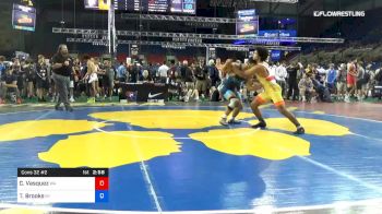 160 lbs Cons 32 #2 - Cruz Vasquez, Washington vs Triston Brooks, Kentucky