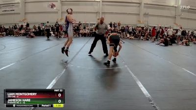 126 lbs Round 5 (6 Team) - Liam Montgomery, 330 Lab vs Jameson Hare, Phoenix WC 2