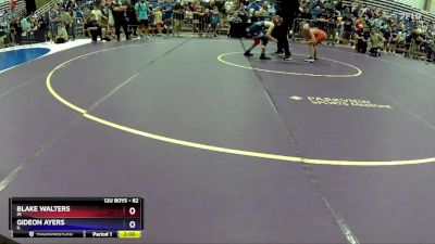 82 lbs Champ. Round 1 - Blake Walters, IN vs Gideon Ayers, IL