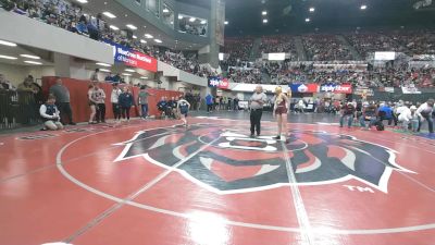 G - 110 lbs Champ. Round 1 - Peytn Morel, Choteau (Girls) vs Andrea Kennedy, Great Falls / Msdb (Girls)