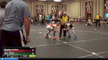 95 lbs Round 3 (6 Team) - Michael Batista, Buxton vs Dray DeKay, Olympia National Team