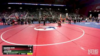 4A-157 lbs Semifinal - Kooper Burk, Star Valley vs Jais Rose, Thunder Basin High School