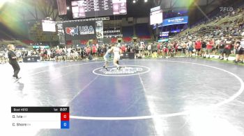 126 lbs Cons 16 #2 - Dillon Ivie, Utah vs Cooper Shore, Ohio