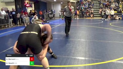 190 lbs Quarterfinal - Arianna Bernard, Valley vs Abigal Hewitt, Norwin