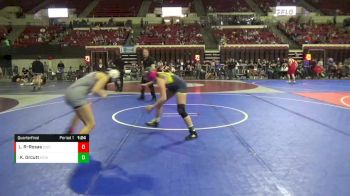 130 lbs Quarterfinal - Kaylee Orcutt, Miles City Wrestling Club vs Luisa Rivera-Rosas, Darkhorse Wrestling Club