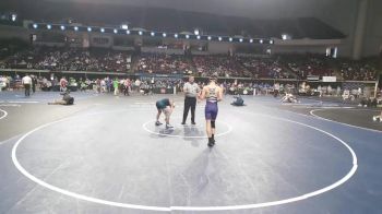 D 1 120 lbs Champ. Round 1 - Zane Blanchard, Southside vs Lawrence Luquette, Hahnville