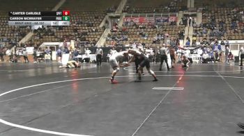 6A 157 lbs Cons. Round 4 - Carter Carlisle, Spanish Fort vs Carson Mcbrayer, Pike Road School