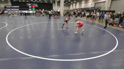 96 lbs Semis - Case Freeman, Sebolt Wrestling Academy vs Kash Clementi, Gladiators Academy Wrestling