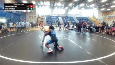 106 lbs Round 4 (8 Team) - Will Hughes, Athens Christian vs Ajani Flanders, Soldier City