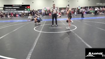 110 lbs Cons. Round 2 - Malynda Campbell, Falcon Empire vs Callie Collins, Cherryvale