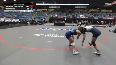 103 lbs Quarterfinal - 1 Erin Hikiji, Providence vs Angelina Casteneda, Cumberlands