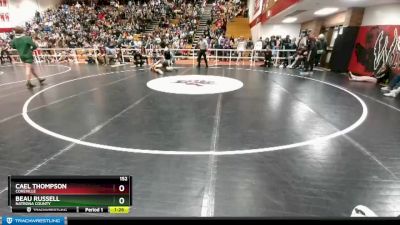 152 lbs Quarterfinal - Cael Thompson, Cokeville vs Beau Russell, Natrona County