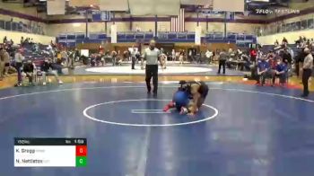 152 lbs Quarterfinal - Kaseim Gregg, Harrisburg vs Nick Nettleton, Exeter