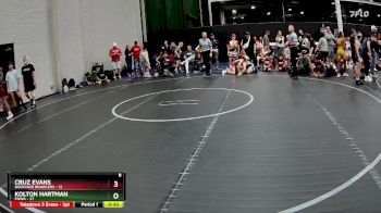 84 lbs Placement (4 Team) - Kolton Hartman, POWA vs Cruz Evans, Backyard Brawlers