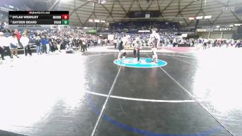 Boys 3A 190 lbs Quarterfinal - Bayden Beard, Central Valley vs Dylan Weekley, Monroe