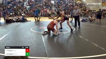 160 lbs Round Of 32 - Tyler Fischer, Palm Bay vs Jesse Bragdon, Monsta Wrestling Club