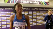 Courtney Okolo Is Putting Pressure On Herself To Be The Favorite
