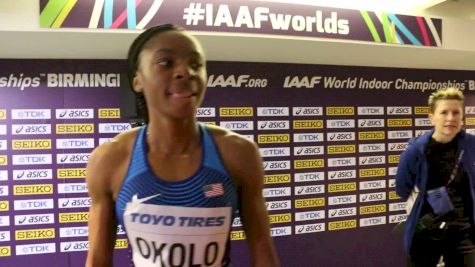 Courtney Okolo Is Putting Pressure On Herself To Be The Favorite