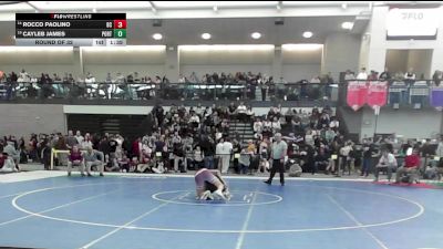 190 lbs Round Of 32 - Rocco Paolino, Bristol Central vs Cayleb James, Portland/Cromwell