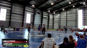 90 lbs Quarterfinals (8 Team) - Arielle Morrow, Flashes vs Aubrey Bair, Gunz And Rosez