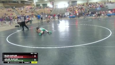 125 lbs Cons. Round 1 - Rilen Gaylor, Bradley Pride Wrestling Club vs Adler Slocum, Williamson Co Wrestling Club