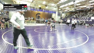 132 lbs Champ. Round 1 - Daniel McNeely, Browning, vs Billy Weisgerber, Mead
