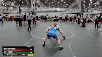 88 lbs Round 5 (8 Team) - Jett Johnson, Team Gotcha White vs Sam Moon, Mat Warriors Red