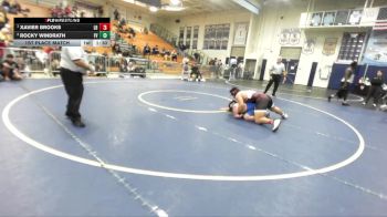 215 lbs 1st Place Match - Xavier Brooks, Laguna Beach vs Rocky Windrath, Fountain Valley