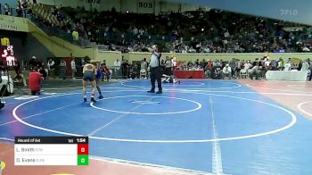 96 lbs Round Of 64 - Levi Smith, Stillwater vs Dagon Evans, El Reno