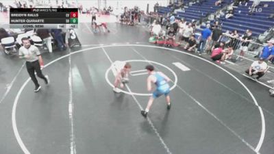 138 lbs Cons. Semi - Breidyn Ralls, Canyon View vs Hunter Quirarte, Dark Horse