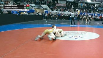 6A 132 lbs 5th Place Match - Camden Fielder, Athens vs Colston Partian, Pell City