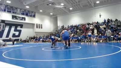 285 lbs Quarterfinals (8 Team) - Jordan Sherrod, Vancleave High School vs Eli Cole, North Pontotoc High School