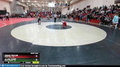 126 lbs Semifinal - Allen Hurd, Rock Canyon vs Jonas Taylor, Smoky Hill