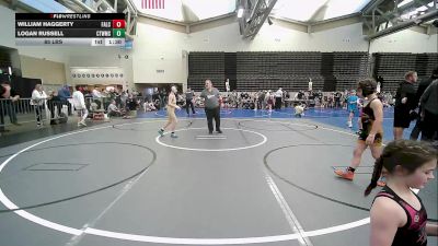 85 lbs Rr Rnd 6 - William Haggerty, Falcons Wrestling Club vs Logan Russell, CT Refinery