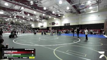 140 lbs Quarterfinal - Destiny Rodriguez, Pacifica Oxnard vs Autumn Gould, Canyon Springs