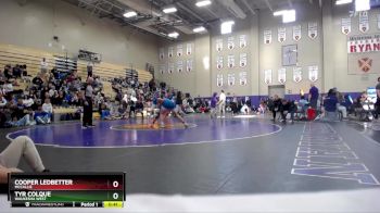 150 lbs Cons. Round 6 - Tyr Colque, Waukesha West vs Cooper Ledbetter, McCallie