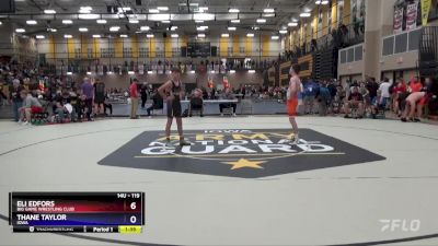 119 lbs Round 1 - Eli Edfors, Big Game Wrestling Club vs Thane Taylor, Iowa