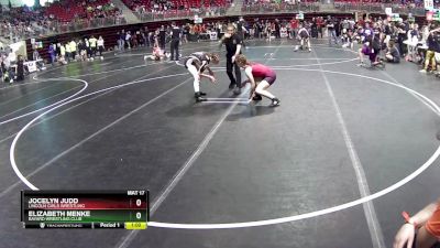 113 lbs Quarterfinal - Jocelyn Judd, Lincoln Girls Wrestling vs Elizabeth Menke, Bayard Wrestling Club