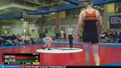 132 lbs Jude Leingang, Bismarck St Mary`s vs Tyler Wenzel, Powell