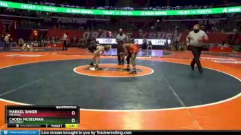 2 lbs Quarterfinal - Markel Baker, Freeport vs Caden Muselman, Oak Forest