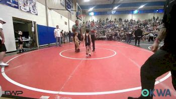 52 lbs Consi Of 8 #2 - Tyr Rodriquez, Salina Wrestling Club vs Kru Mcdugle, Wyandotte Youth Wrestling