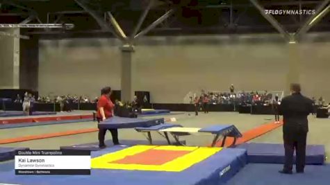 Kai Lawson - Double Mini Trampoline, Dynamite Gymnastics - 2021 USA Gymnastics Championships