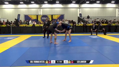 Leo Lawson vs Joel Thomas Hetzel 2024 World IBJJF Jiu-Jitsu No-Gi Championship