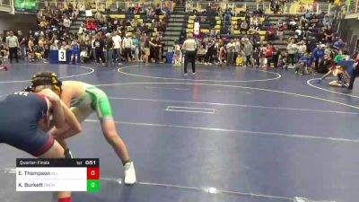 102 lbs Quarterfinal - Ethan Thompson, All American WC vs Kayne Burkett, Orchard