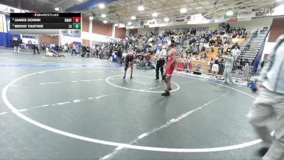 126 lbs Quarterfinal - Mekhi Yanthis, Los Alamitos vs James Donini, Downey