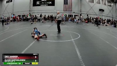 48 lbs Round 3 (4 Team) - Trey Sanders, Mat Assassins Black vs Oliver Bartholomew, Grit Mat Club