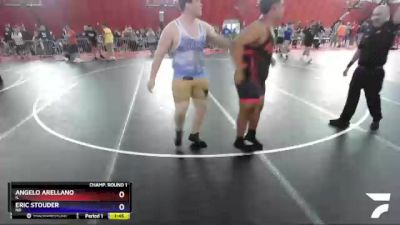 285 lbs Champ. Round 1 - Angelo Arellano, IL vs Eric Stouder, ND